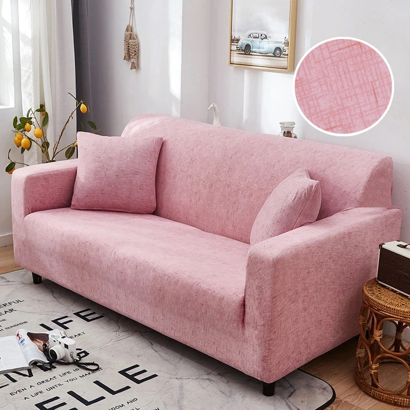 Cross Pattern Elastic Sofa Cover Stretch All-inclusive Sofa Covers Couch Cover Armseat Covers Loveseat 1/2/3/4 seater Cover Sofa Slipcovers - Image 27