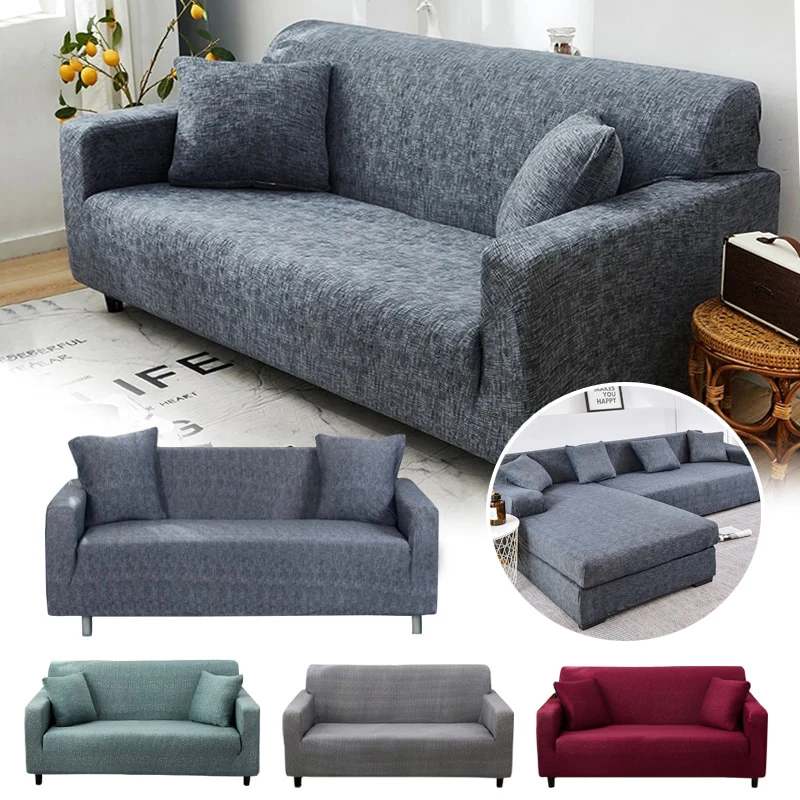 Cross Pattern Elastic Sofa Cover Stretch All-inclusive Sofa Covers Couch Cover Armseat Covers Loveseat 1/2/3/4 seater Cover Sofa Slipcovers - Image 3