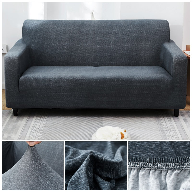 Cross Pattern Elastic Sofa Cover Stretch All-inclusive Sofa Covers Couch Cover Armseat Covers Loveseat 1/2/3/4 seater Cover Sofa Slipcovers - Image 5