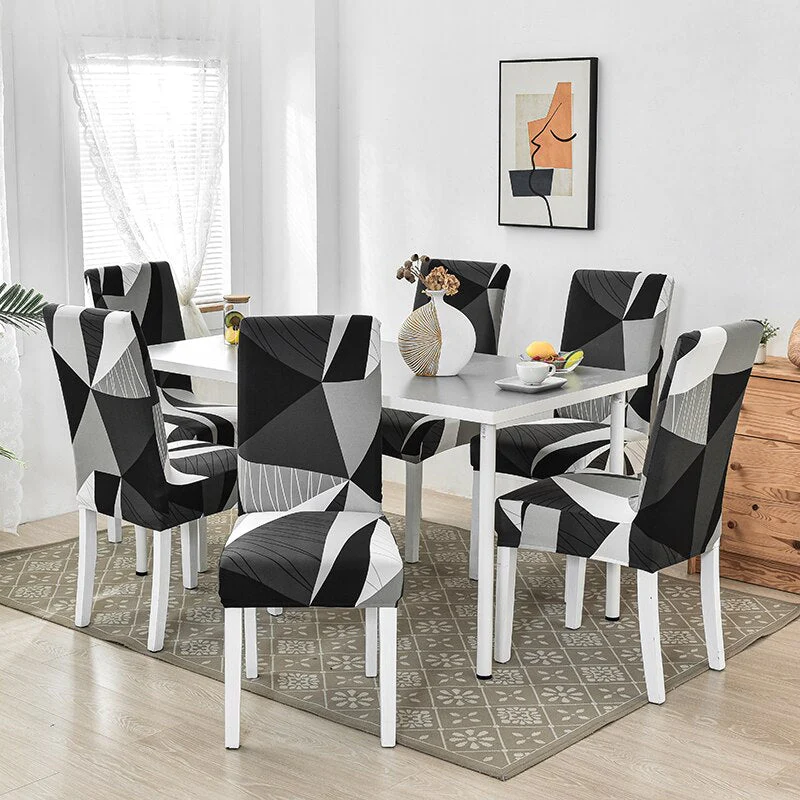 Dining Chair Cover Cheap Anti-dirty Slipcover Elastic Seat Chair Cover for Living Room Kitchen Wedding Banquet Party Removable - Image 12