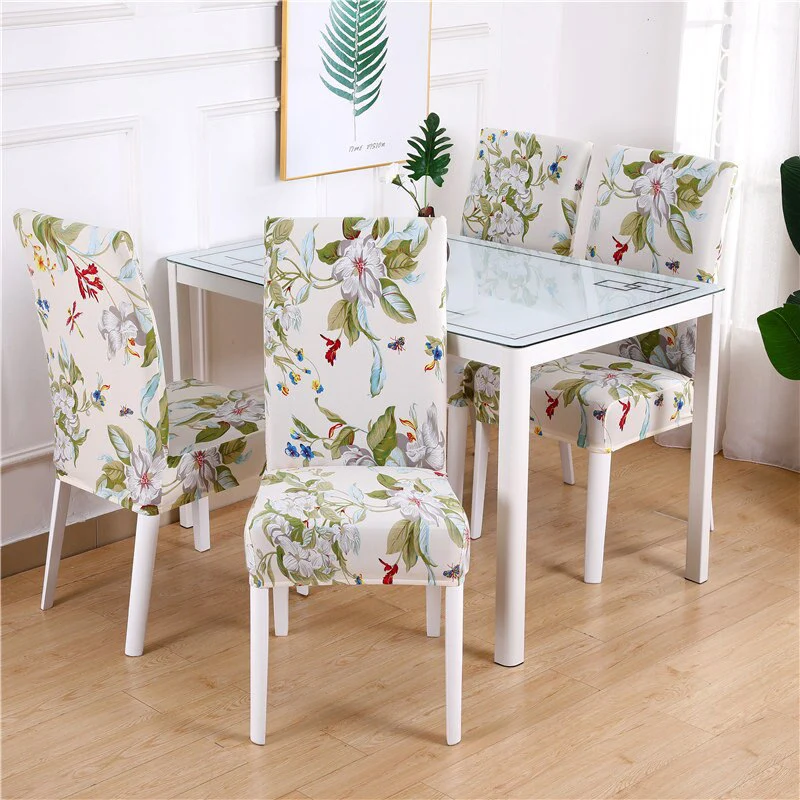 Dining Chair Cover Cheap Anti-dirty Slipcover Elastic Seat Chair Cover for Living Room Kitchen Wedding Banquet Party Removable - Image 14