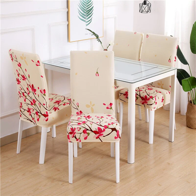 Dining Chair Cover Cheap Anti-dirty Slipcover Elastic Seat Chair Cover for Living Room Kitchen Wedding Banquet Party Removable - Image 17