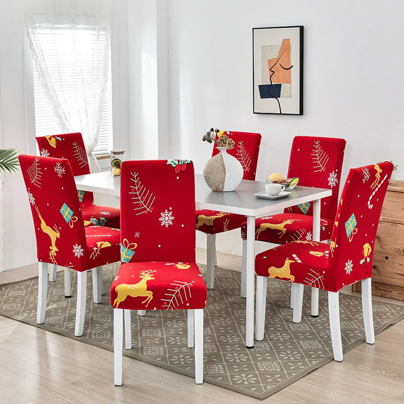 Dining Chair Cover Cheap Anti-dirty Slipcover Elastic Seat Chair Cover for Living Room Kitchen Wedding Banquet Party Removable - Image 22