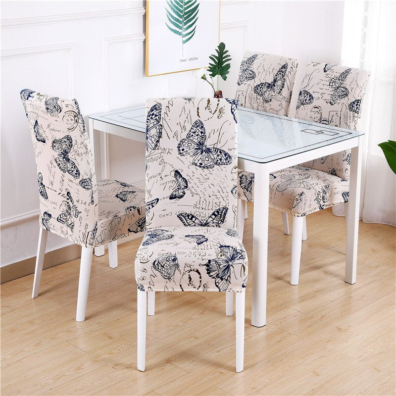 Dining Chair Cover Cheap Anti-dirty Slipcover Elastic Seat Chair Cover for Living Room Kitchen Wedding Banquet Party Removable - Image 24