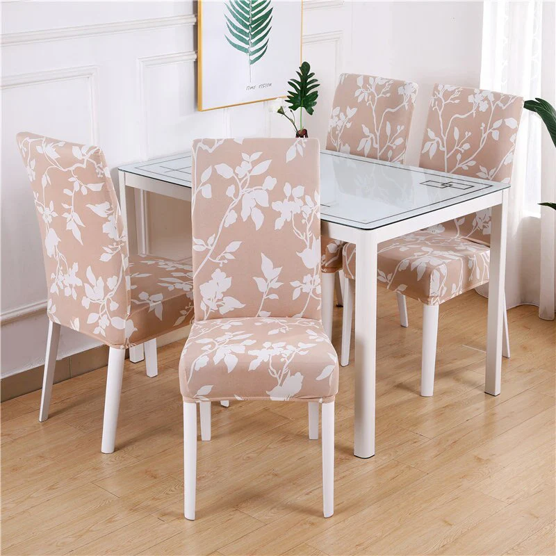 Dining Chair Cover Cheap Anti-dirty Slipcover Elastic Seat Chair Cover for Living Room Kitchen Wedding Banquet Party Removable - Image 28