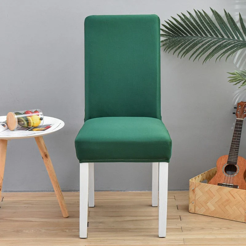 Dining Chair Cover Cheap Anti-dirty Slipcover Elastic Seat Chair Cover for Living Room Kitchen Wedding Banquet Party Removable - Image 30