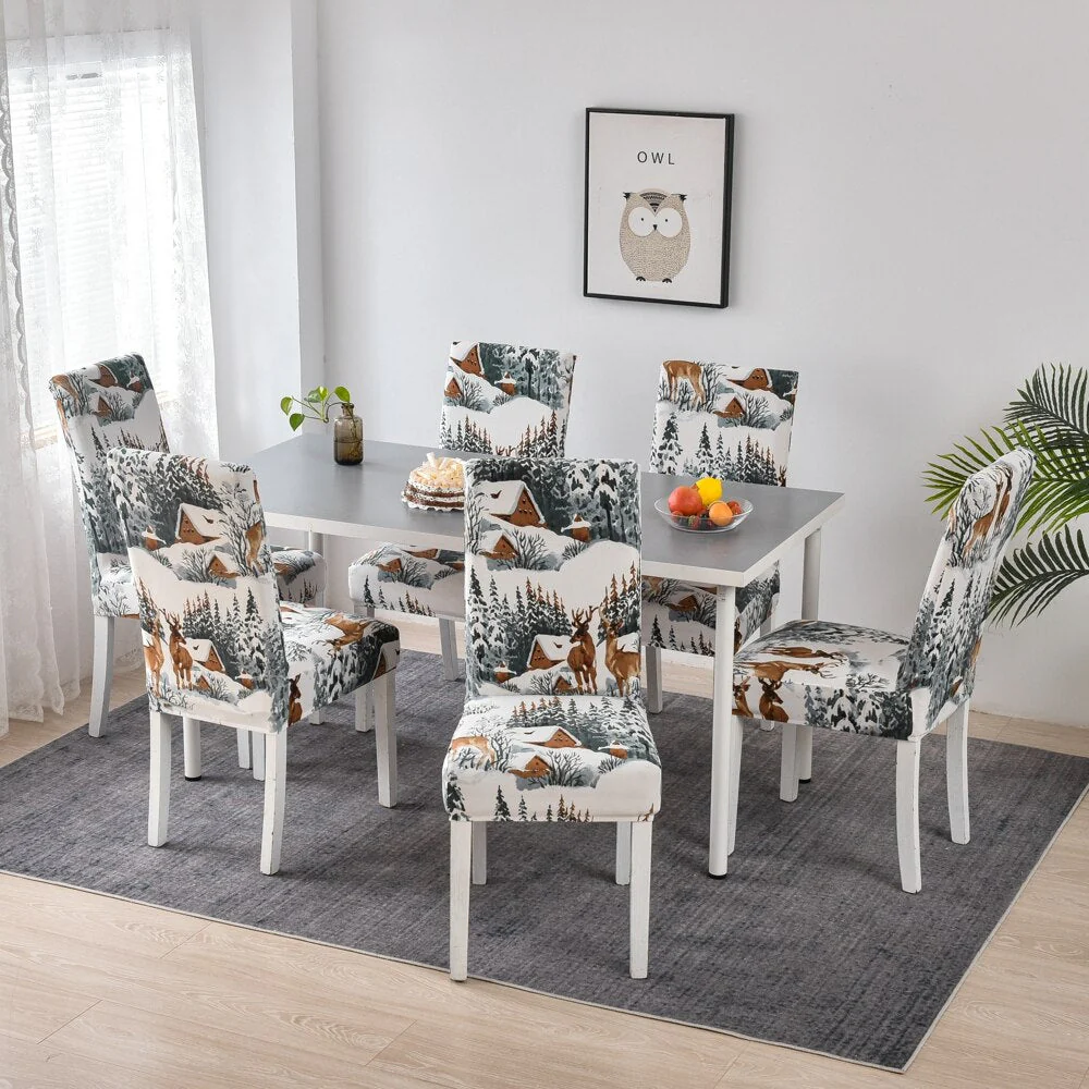 Dining Chair Cover Cheap Anti-dirty Slipcover Elastic Seat Chair Cover for Living Room Kitchen Wedding Banquet Party Removable - Image 32