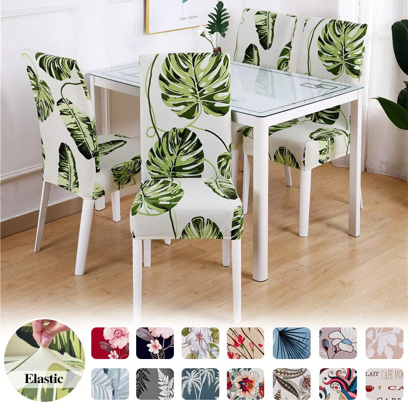 Dining Chair Cover Cheap Anti-dirty Slipcover Elastic Seat Chair Cover for Living Room Kitchen Wedding Banquet Party Removable - Image 6