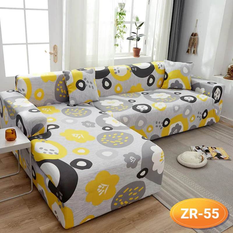 Elastic Corner Couch Sofa Covers Armrest Sofa Can Be Used for 1/2/3/4 Seats L Shape Sofa Cover for Living Room - Image 7