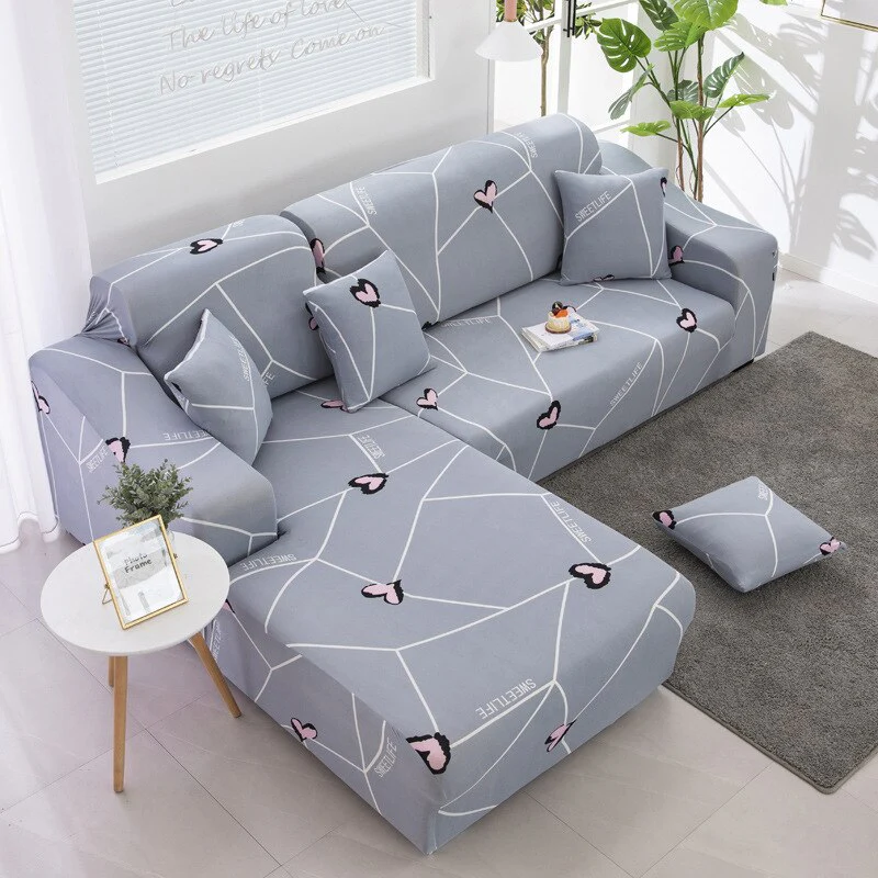 Elastic Corner Sofa Covers for Living Room 1/2/3/4 Seater L Shaped Sofa Cover Chaise Longue Stretch Cover for Sofa Couch Armchair - Image 11
