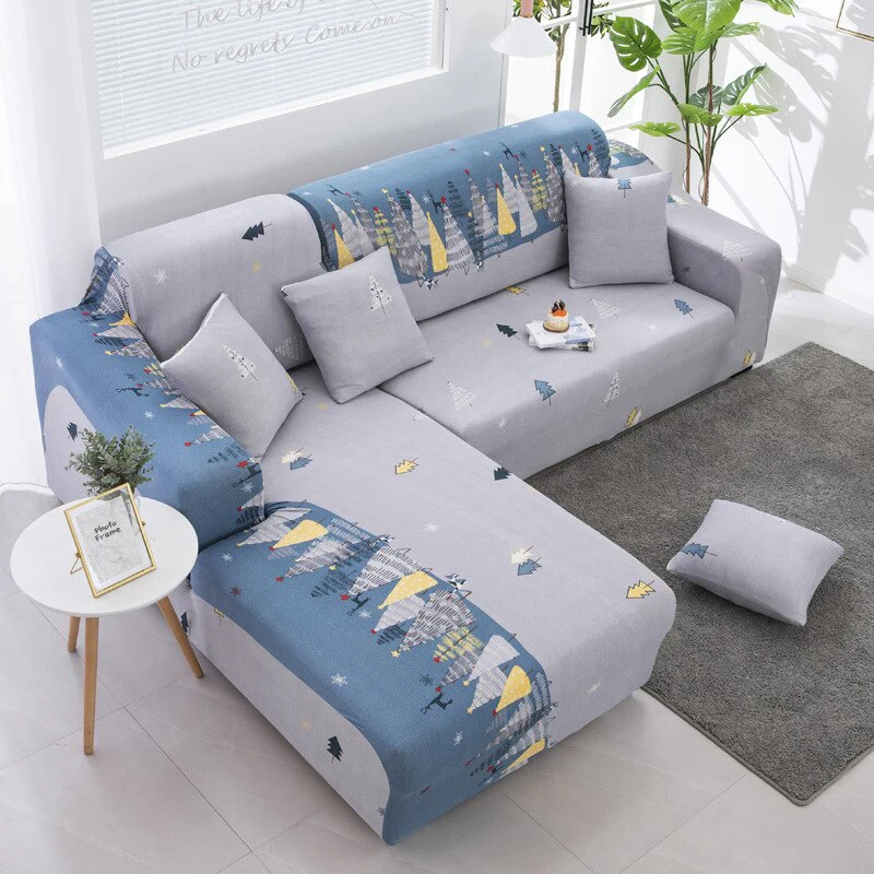 Elastic Corner Sofa Covers for Living Room 1/2/3/4 Seater L Shaped Sofa Cover Chaise Longue Stretch Cover for Sofa Couch Armchair - Image 13