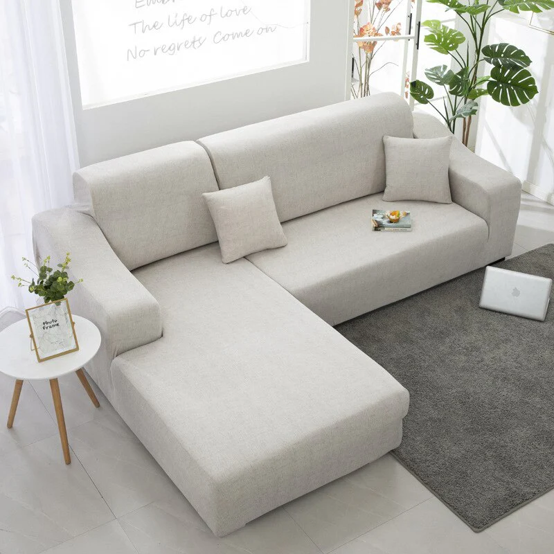 Elastic Corner Sofa Covers for Living Room 1/2/3/4 Seater L Shaped Sofa Cover Chaise Longue Stretch Cover for Sofa Couch Armchair - Image 16