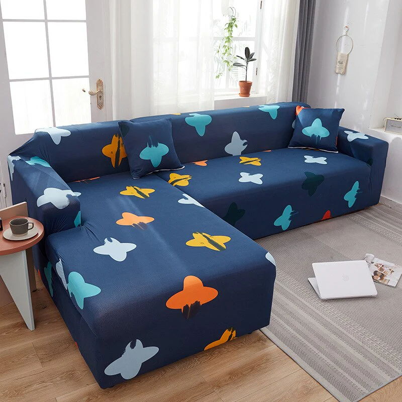 Elastic Corner Sofa Covers for Living Room 1/2/3/4 Seater L Shaped Sofa Cover Chaise Longue Stretch Cover for Sofa Couch Armchair - Image 26