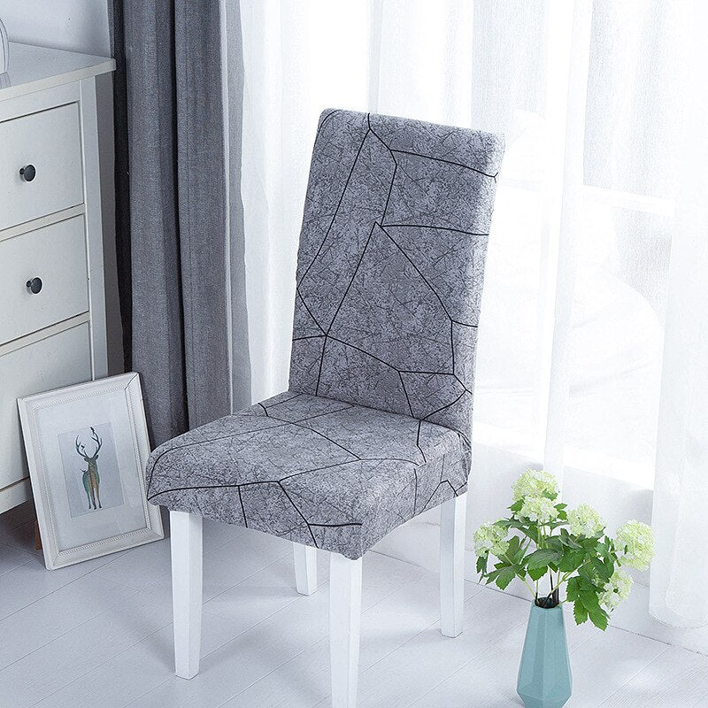 Elastic Dining Chair Covers Home Wedding Chair Cushion Removable Slipcovers Protector Anti-Dust Furniture Decor For Banquet Party - Image 21
