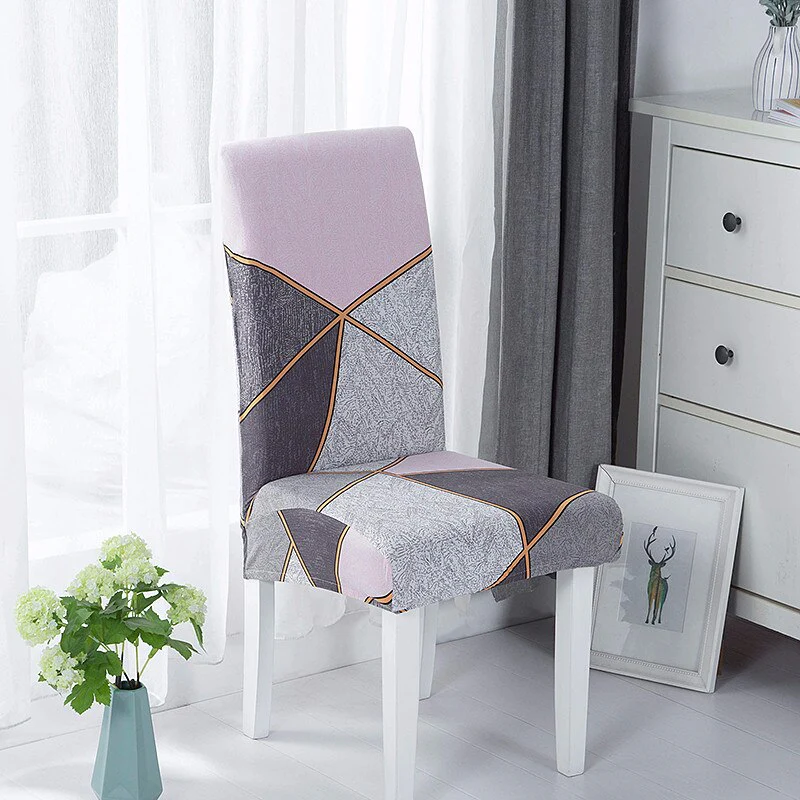 Elastic Dining Chair Covers Home Wedding Chair Cushion Removable Slipcovers Protector Anti-Dust Furniture Decor For Banquet Party - Image 8