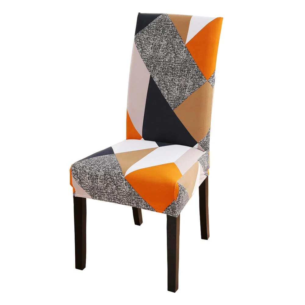 Elastic Floral Print Chair Covers Spandex Chair Cover Stretch Home Dining Multifunctional Spandex Elastic Cloth Universal Size - Image 10