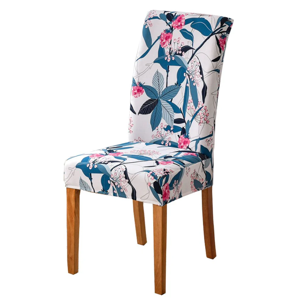 Elastic Floral Print Chair Covers Spandex Chair Cover Stretch Home Dining Multifunctional Spandex Elastic Cloth Universal Size - Image 11