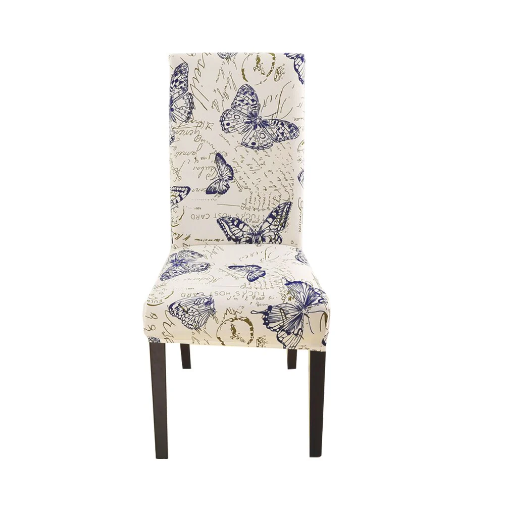 Elastic Floral Print Chair Covers Spandex Chair Cover Stretch Home Dining Multifunctional Spandex Elastic Cloth Universal Size - Image 13