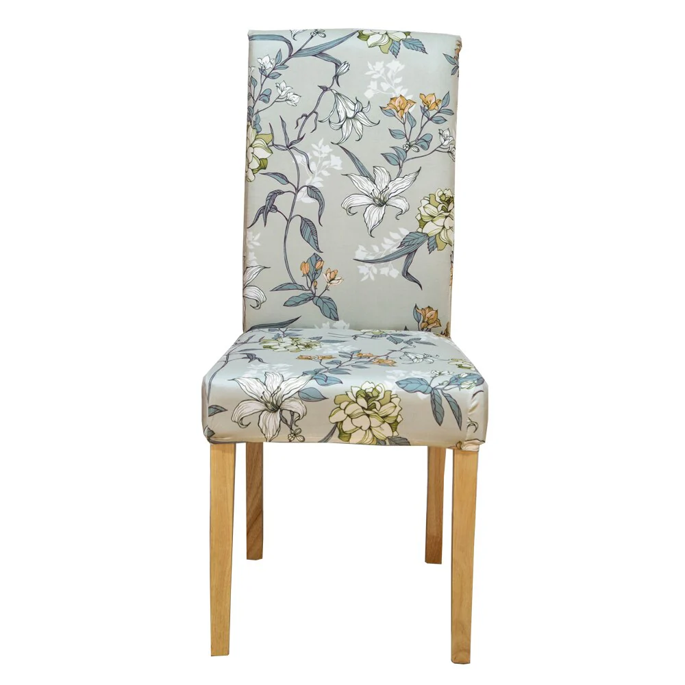 Elastic Floral Print Chair Covers Spandex Chair Cover Stretch Home Dining Multifunctional Spandex Elastic Cloth Universal Size - Image 15