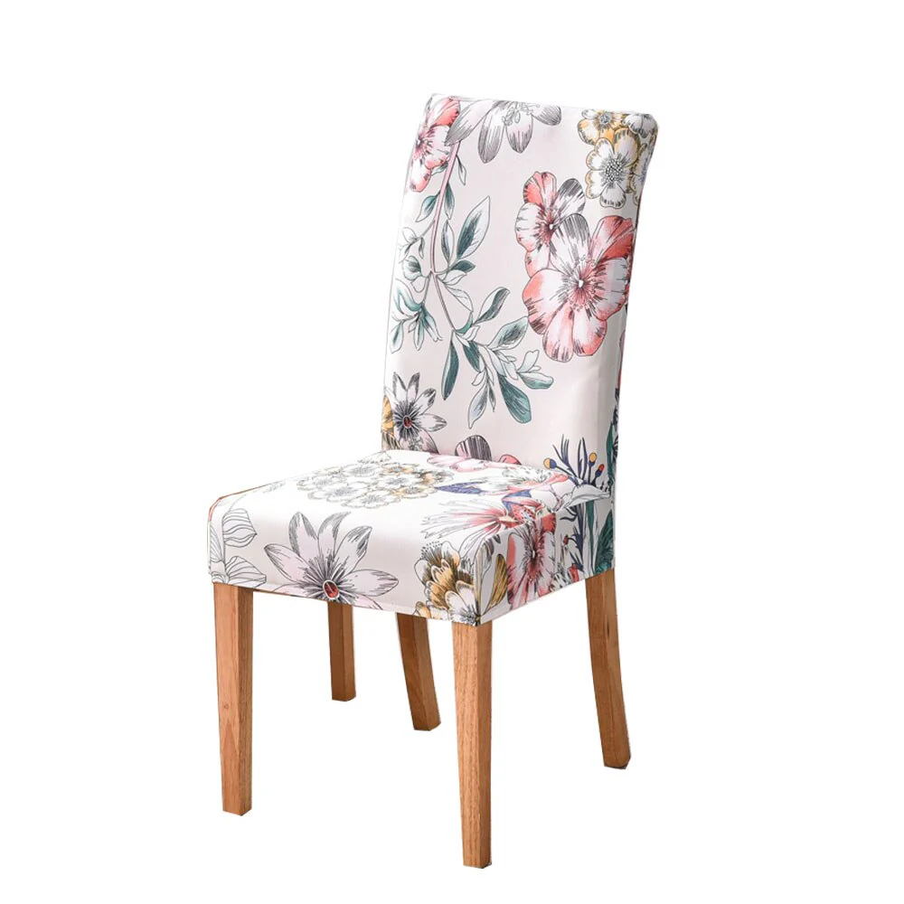 Elastic Floral Print Chair Covers Spandex Chair Cover Stretch Home Dining Multifunctional Spandex Elastic Cloth Universal Size - Image 16