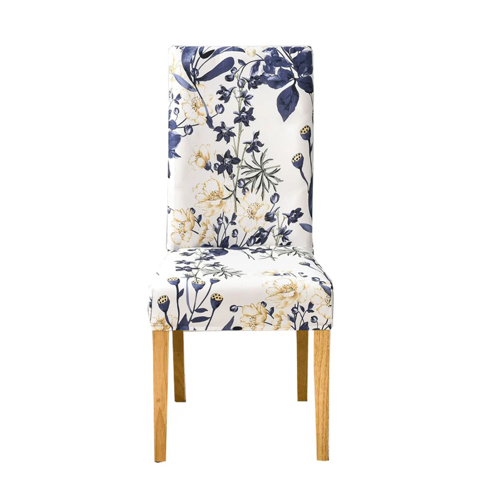 Elastic Floral Print Chair Covers Spandex Chair Cover Stretch Home Dining Multifunctional Spandex Elastic Cloth Universal Size - Image 18