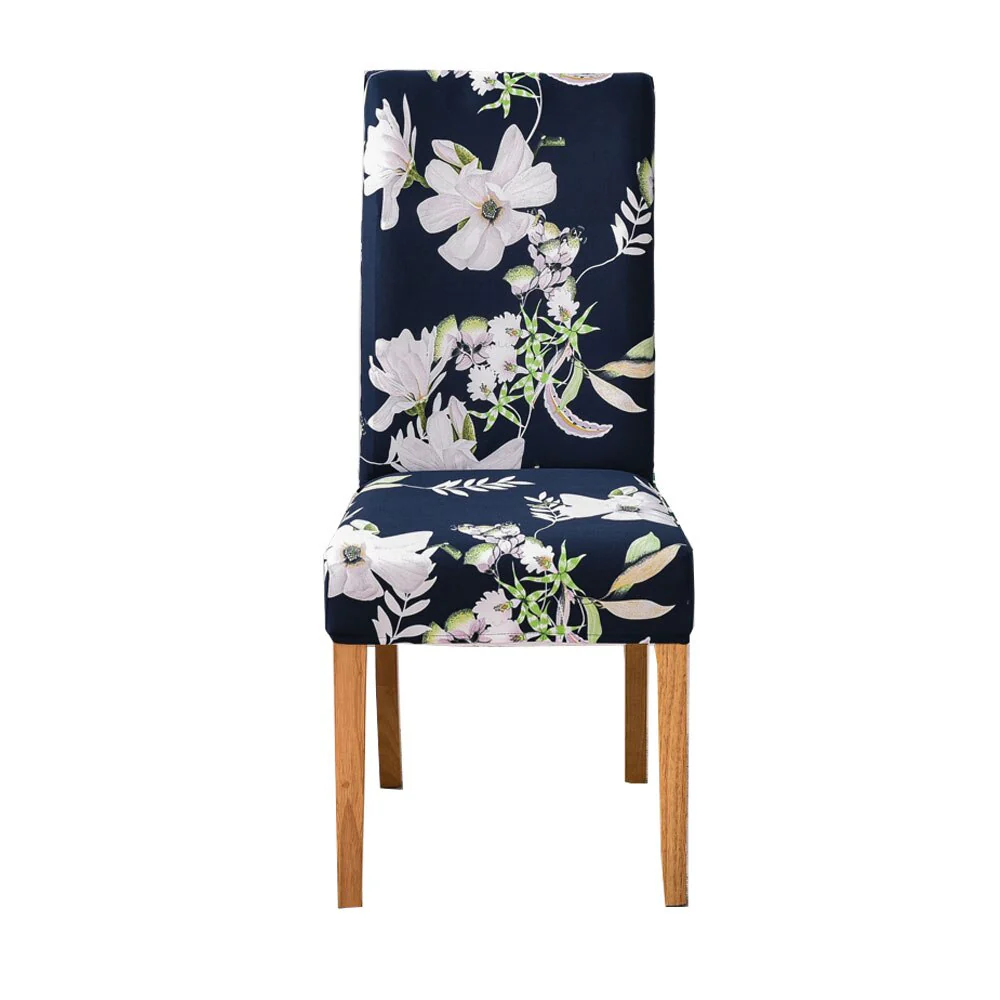 Elastic Floral Print Chair Covers Spandex Chair Cover Stretch Home Dining Multifunctional Spandex Elastic Cloth Universal Size - Image 19