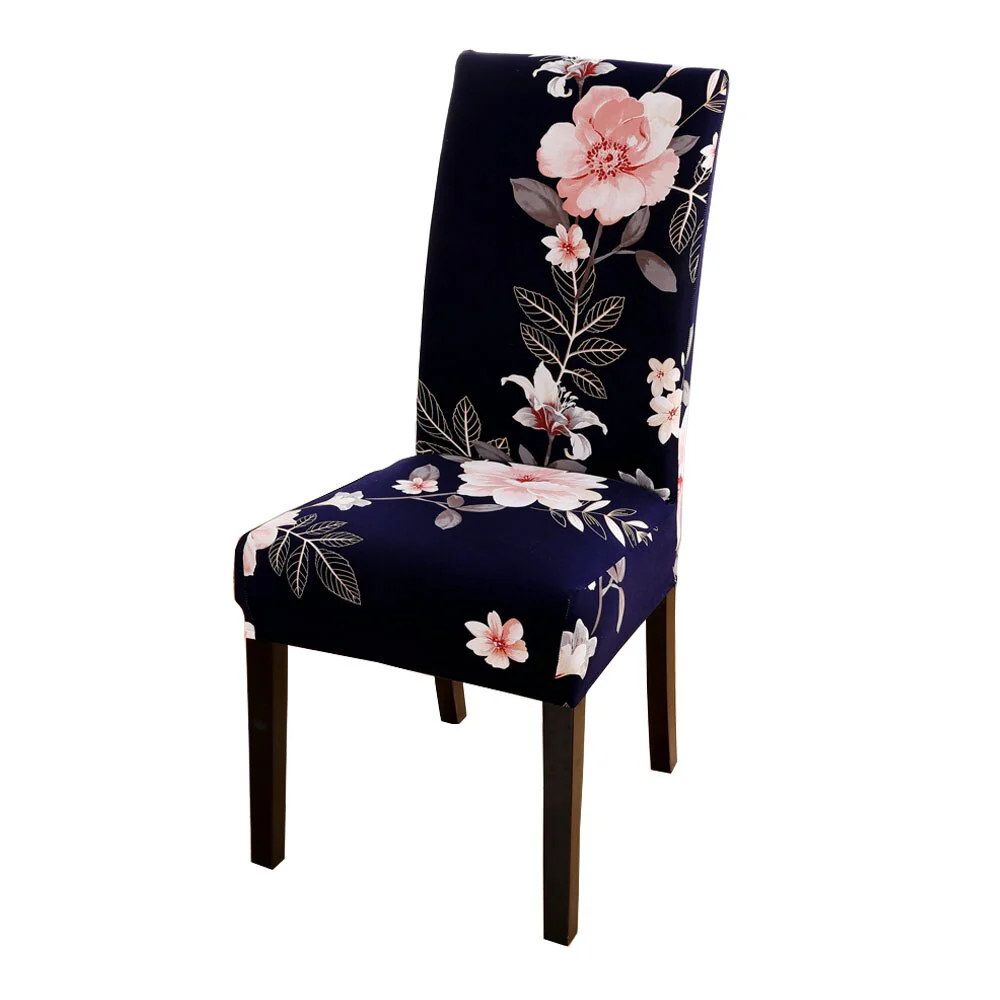 Elastic Floral Print Chair Covers Spandex Chair Cover Stretch Home Dining Multifunctional Spandex Elastic Cloth Universal Size - Image 20