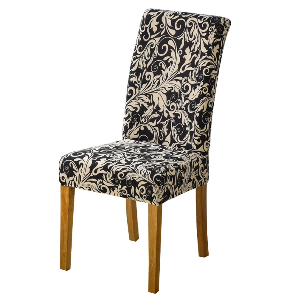 Elastic Floral Print Chair Covers Spandex Chair Cover Stretch Home Dining Multifunctional Spandex Elastic Cloth Universal Size - Image 23