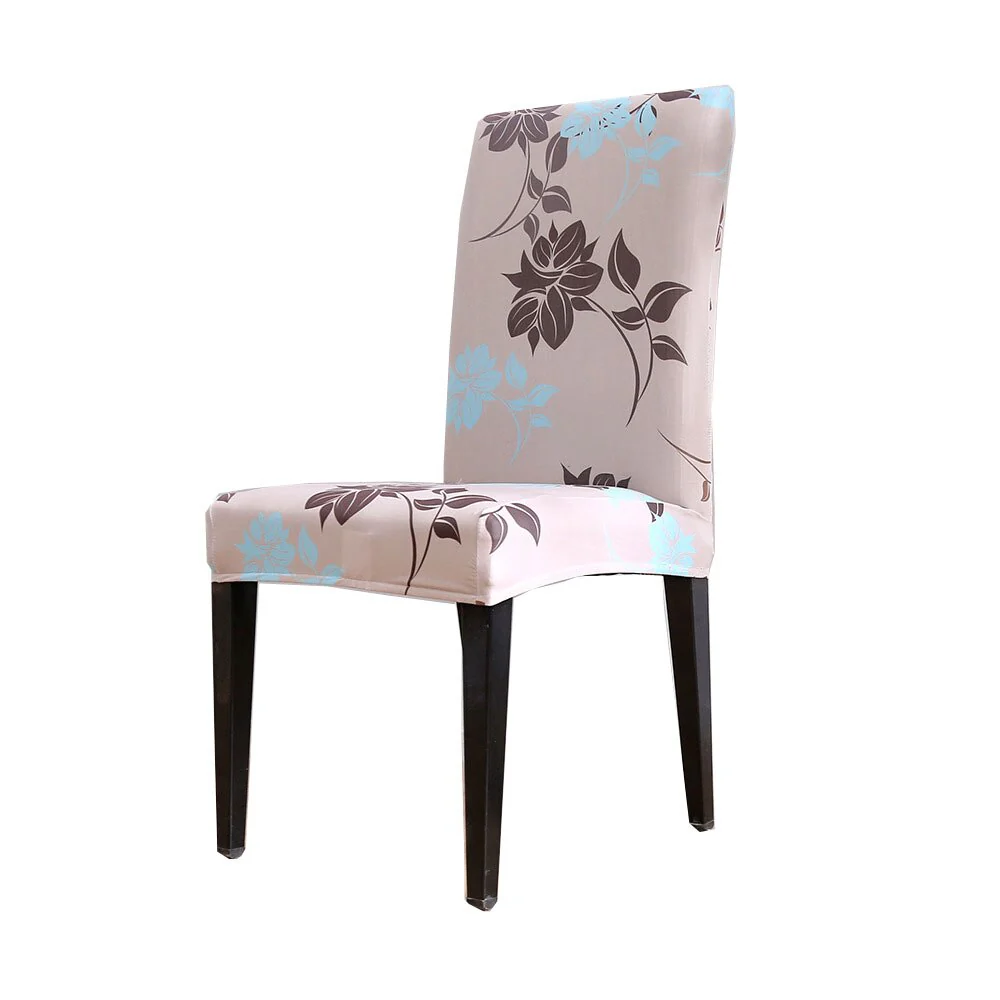 Elastic Floral Print Chair Covers Spandex Chair Cover Stretch Home Dining Multifunctional Spandex Elastic Cloth Universal Size - Image 26