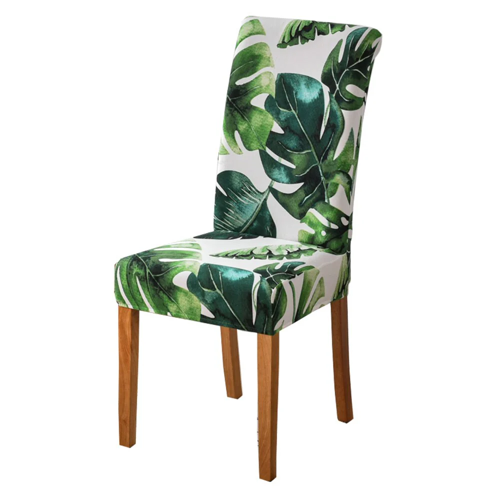 Elastic Floral Print Chair Covers Spandex Chair Cover Stretch Home Dining Multifunctional Spandex Elastic Cloth Universal Size - Image 27