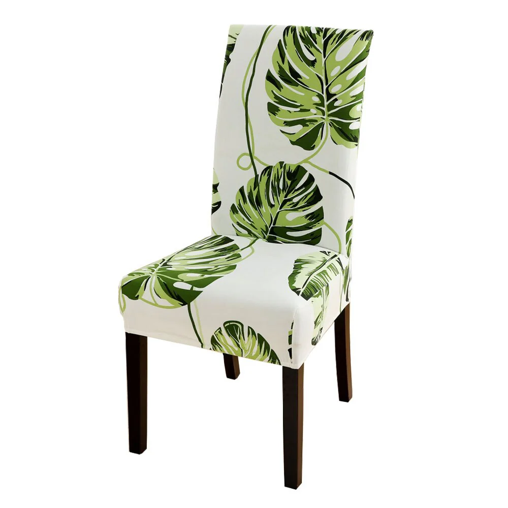 Elastic Floral Print Chair Covers Spandex Chair Cover Stretch Home Dining Multifunctional Spandex Elastic Cloth Universal Size - Image 32
