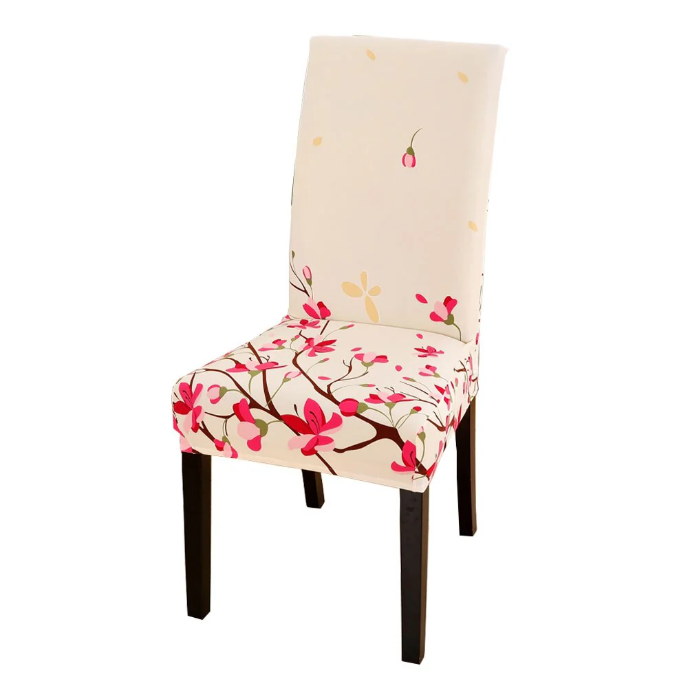 Elastic Floral Print Chair Covers Spandex Chair Cover Stretch Home Dining Multifunctional Spandex Elastic Cloth Universal Size - Image 33
