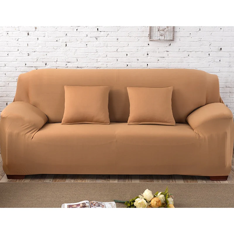 Elastic Plain Solid Sofa Cover Stretch Tight Wrap All-inclusive Sofa Cover Furniture Protector Covers Sofa Couch Cover ArmChair Cover - Image 27