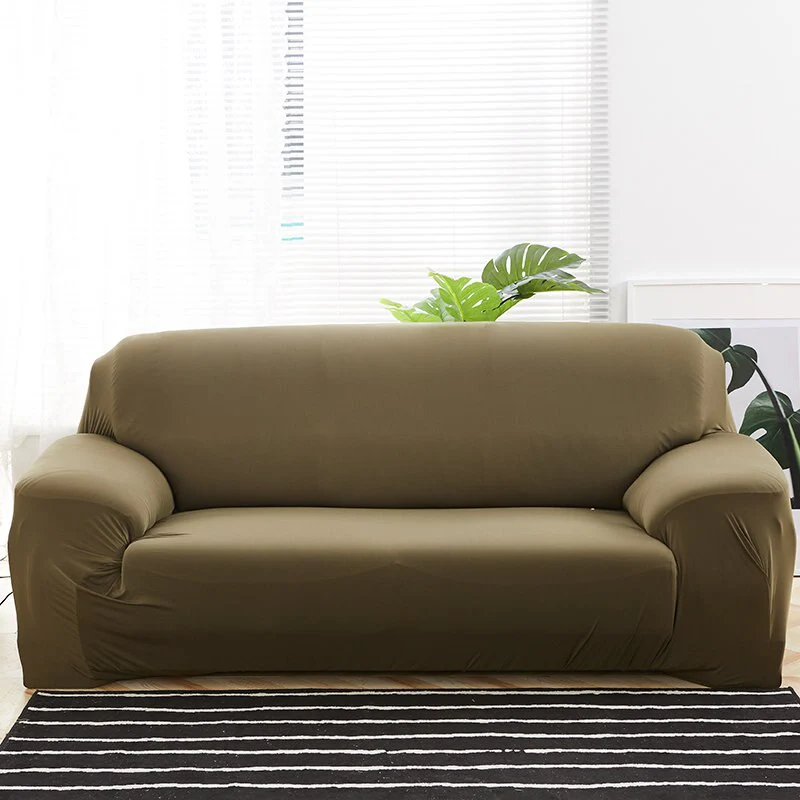 Elastic Plain Solid Sofa Cover Stretch Tight Wrap All-inclusive Sofa Cover Furniture Protector Covers Sofa Couch Cover ArmChair Cover - Image 28