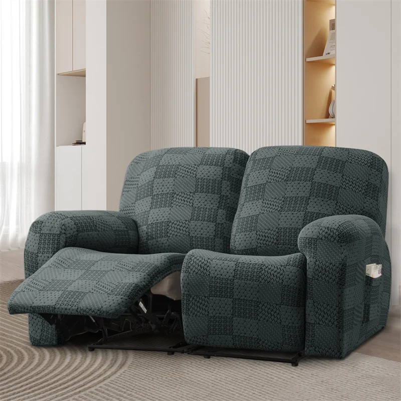 Elastic Recliner Sofa Covers 1 2 Seater Jacquard Sofa Slipcoves Stretch Spandex Lazy Boy Armchair Cover Furniture Protector Case - Image 11