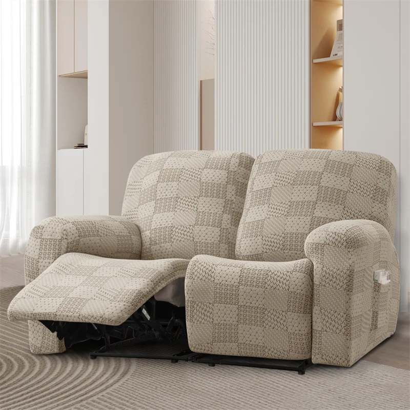 Elastic Recliner Sofa Covers 1 2 Seater Jacquard Sofa Slipcoves Stretch Spandex Lazy Boy Armchair Cover Furniture Protector Case - Image 12