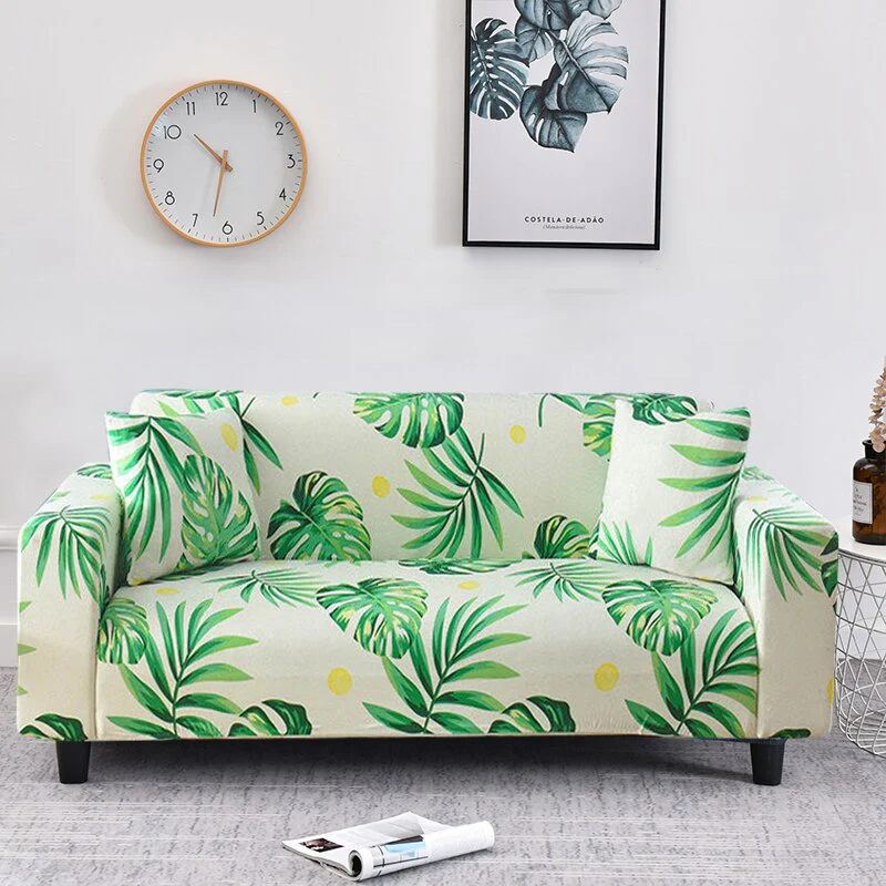 Elastic Sofa Cover Stretch Plaid Sofa Covers Fully-wrap Couch Chair Cover Anti-dust Furniture Protector L Shape Couch Cover Elastic Slipcovers - Image 10