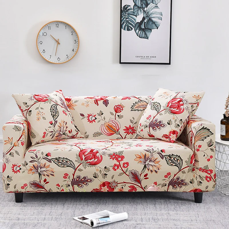 Elastic Sofa Cover Stretch Plaid Sofa Covers Fully-wrap Couch Chair Cover Anti-dust Furniture Protector L Shape Couch Cover Elastic Slipcovers - Image 20