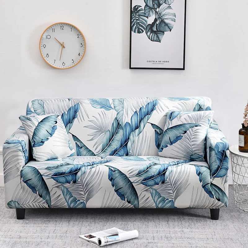 Elastic Sofa Cover Stretch Plaid Sofa Covers Fully-wrap Couch Chair Cover Anti-dust Furniture Protector L Shape Couch Cover Elastic Slipcovers - Image 24