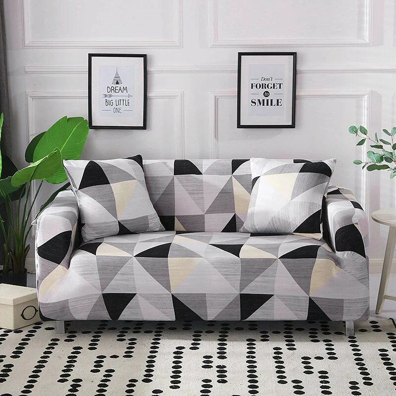 Elastic Sofa Cover Stretch Sectional Corner Couch Cover Universal Cover 1/2/3/4 Slipcover,L Shaped  1/2/3/4 Seats Covers L Shape Sofa Cover - Image 20