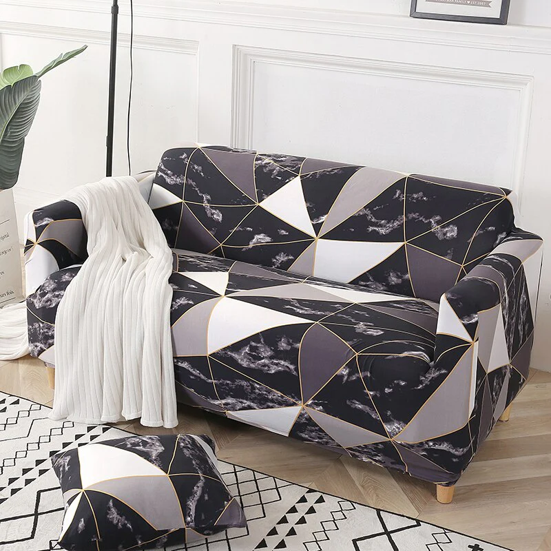 Elastic Sofa Cover Stretch Sectional Corner Couch Cover Universal Cover 1/2/3/4 Slipcover,L Shaped  1/2/3/4 Seats Covers L Shape Sofa Cover - Image 21