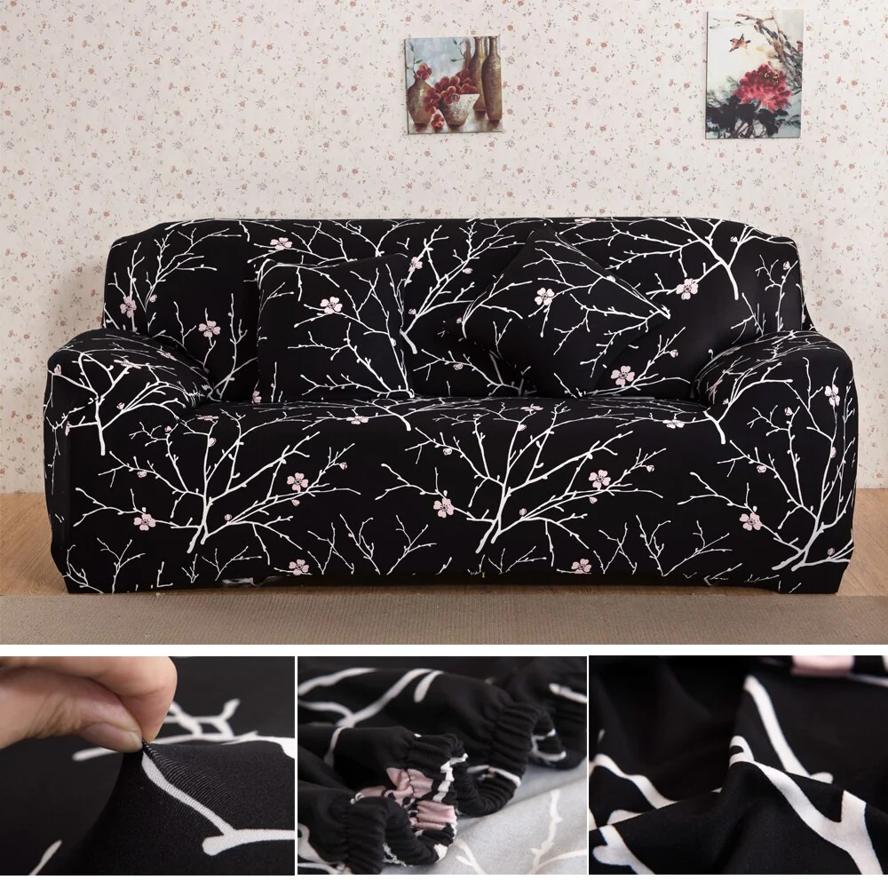 Elastic Sofa Cover Stretch Sectional Corner Couch Cover Universal Cover 1/2/3/4 Slipcover,L Shaped  1/2/3/4 Seats Covers L Shape Sofa Cover - Image 27