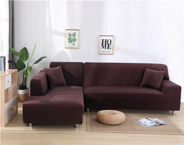 Elastic Sofa Cover Stretch Sofa Covers Need 2 Pieces Couch Covers for L-shape Corner Sectional Sofa Universal Sofa Covers Armchair Corner Couch Cover - Image 12