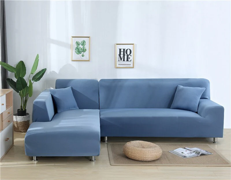 Elastic Sofa Cover Stretch Sofa Covers Need 2 Pieces Couch Covers for L-shape Corner Sectional Sofa Universal Sofa Covers Armchair Corner Couch Cover - Image 17