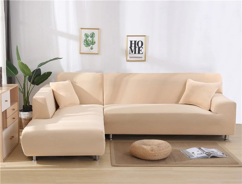 Elastic Sofa Cover Stretch Sofa Covers Need 2 Pieces Couch Covers for L-shape Corner Sectional Sofa Universal Sofa Covers Armchair Corner Couch Cover - Image 18