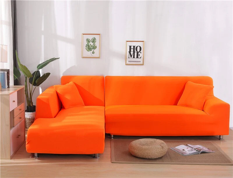 Elastic Sofa Cover Stretch Sofa Covers Need 2 Pieces Couch Covers for L-shape Corner Sectional Sofa Universal Sofa Covers Armchair Corner Couch Cover - Image 19
