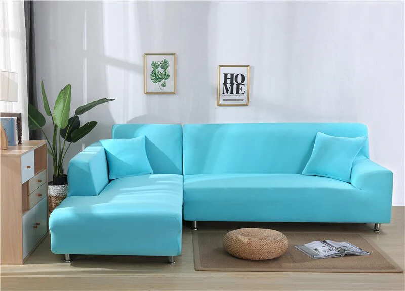 Elastic Sofa Cover Stretch Sofa Covers Need 2 Pieces Couch Covers for L-shape Corner Sectional Sofa Universal Sofa Covers Armchair Corner Couch Cover - Image 21