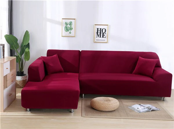 Elastic Sofa Cover Stretch Sofa Covers Need 2 Pieces Couch Covers for L-shape Corner Sectional Sofa Universal Sofa Covers Armchair Corner Couch Cover - Image 22