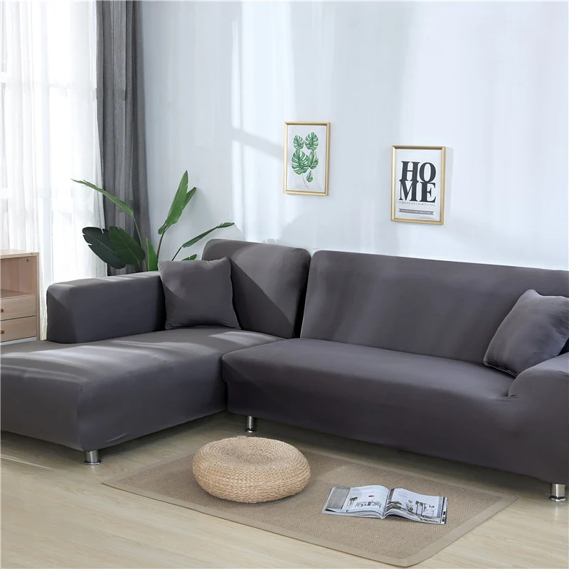 Elastic Sofa Cover Stretch Sofa Covers Need 2 Pieces Couch Covers for L-shape Corner Sectional Sofa Universal Sofa Covers Armchair Corner Couch Cover - Image 6