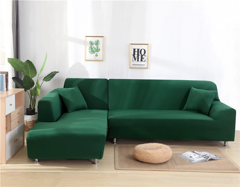 Elastic Sofa Cover Stretch Sofa Covers Need 2 Pieces Couch Covers for L-shape Corner Sectional Sofa Universal Sofa Covers Armchair Corner Couch Cover - Image 7
